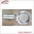 10" Sanitary Stainless Steel Pneumatic Tri Clamp Butterfly Valve